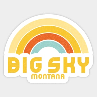 Retro Big Sky Montana Sticker